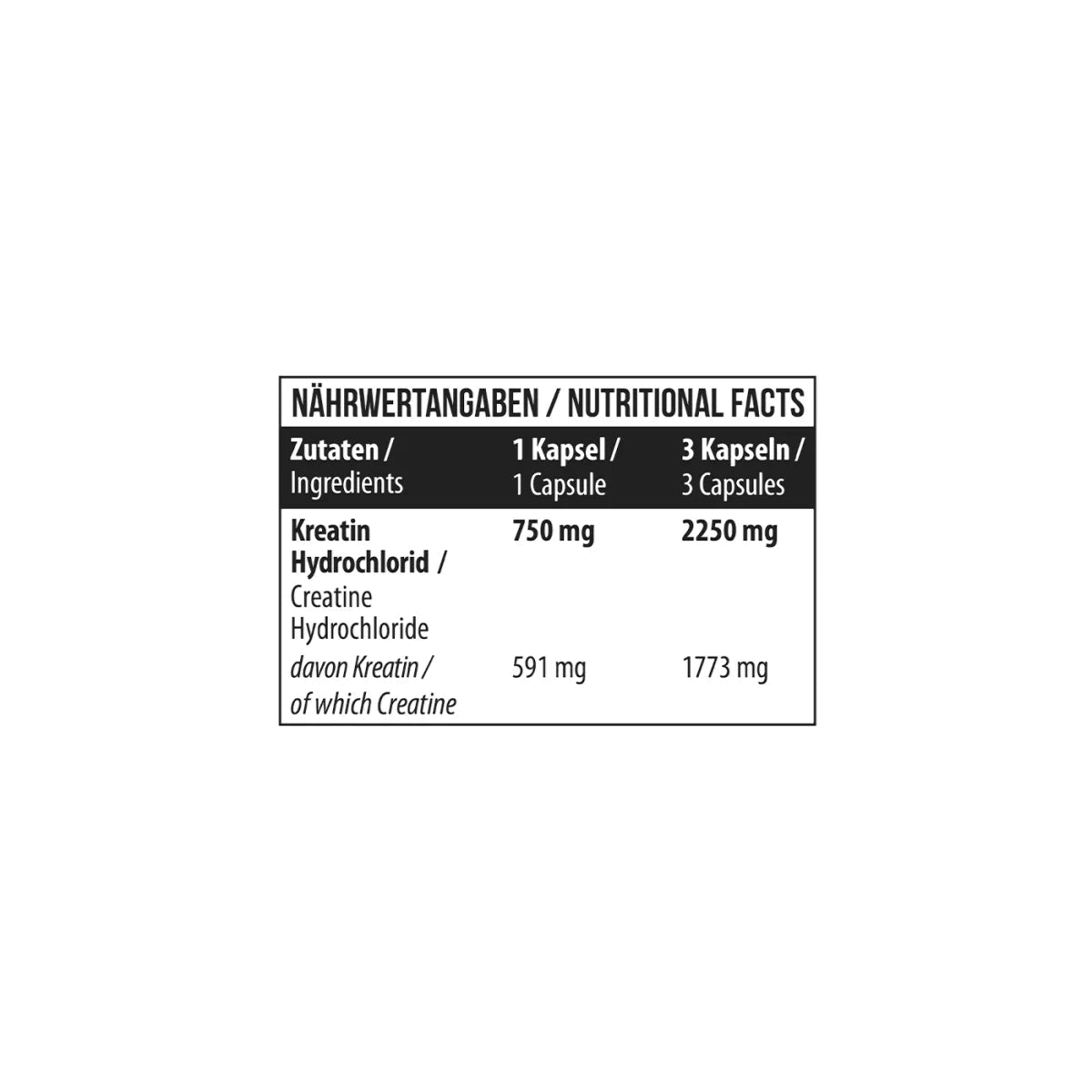 MST Creatine HCL 180 Kapseln, natürliche Sportnahrungsergänzung für Muskelkraft und Leistungssteigerung, in Kapseln verpackt