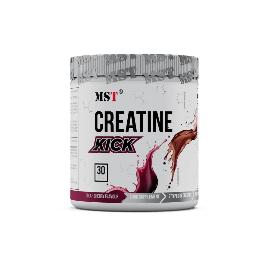 MST Creatine Kick 300 g Cherry Cola, kreatives Getränkepulver in Dose, mit Kirscharoma, für Fitness und Muskelaufbau