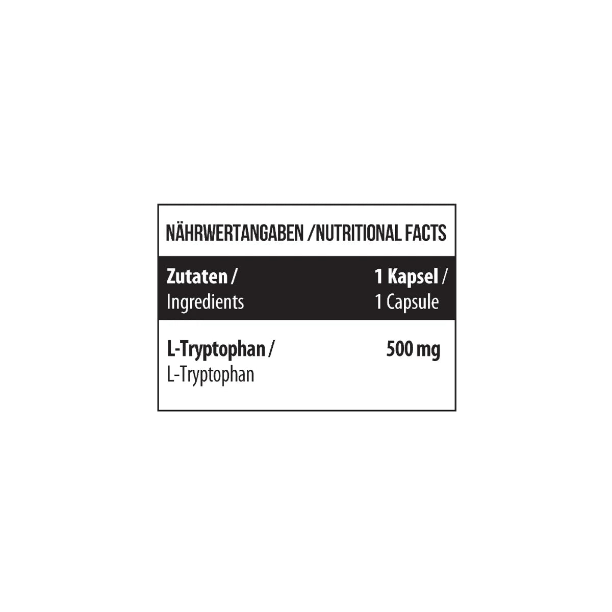 Vegane MST Nutrition L-Tryptophan 500 mg Kapseln, Aminosäure für entspannten Schlaf und Wohlbefinden, 120 Kapseln