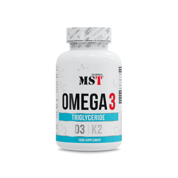 MST Nutrition Omega-3 Triglyceride D3 + K2 120 Softgels