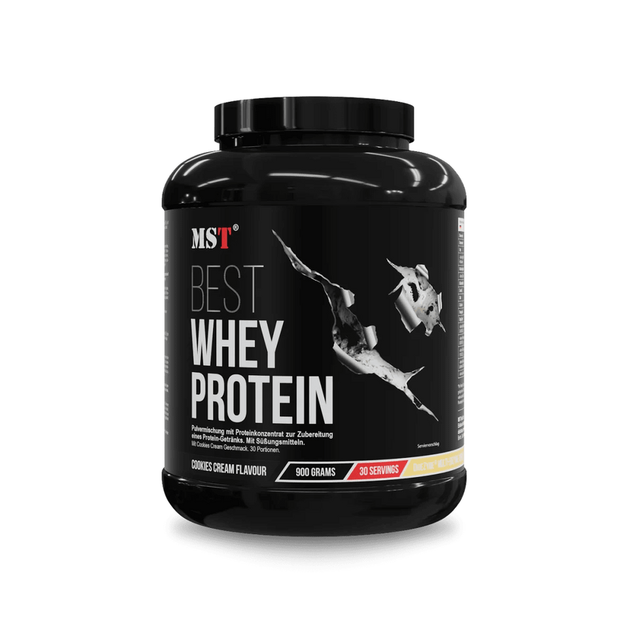 MST Protein Best Whey + Enzyme 900g Cookies cream - MAE Nutrition