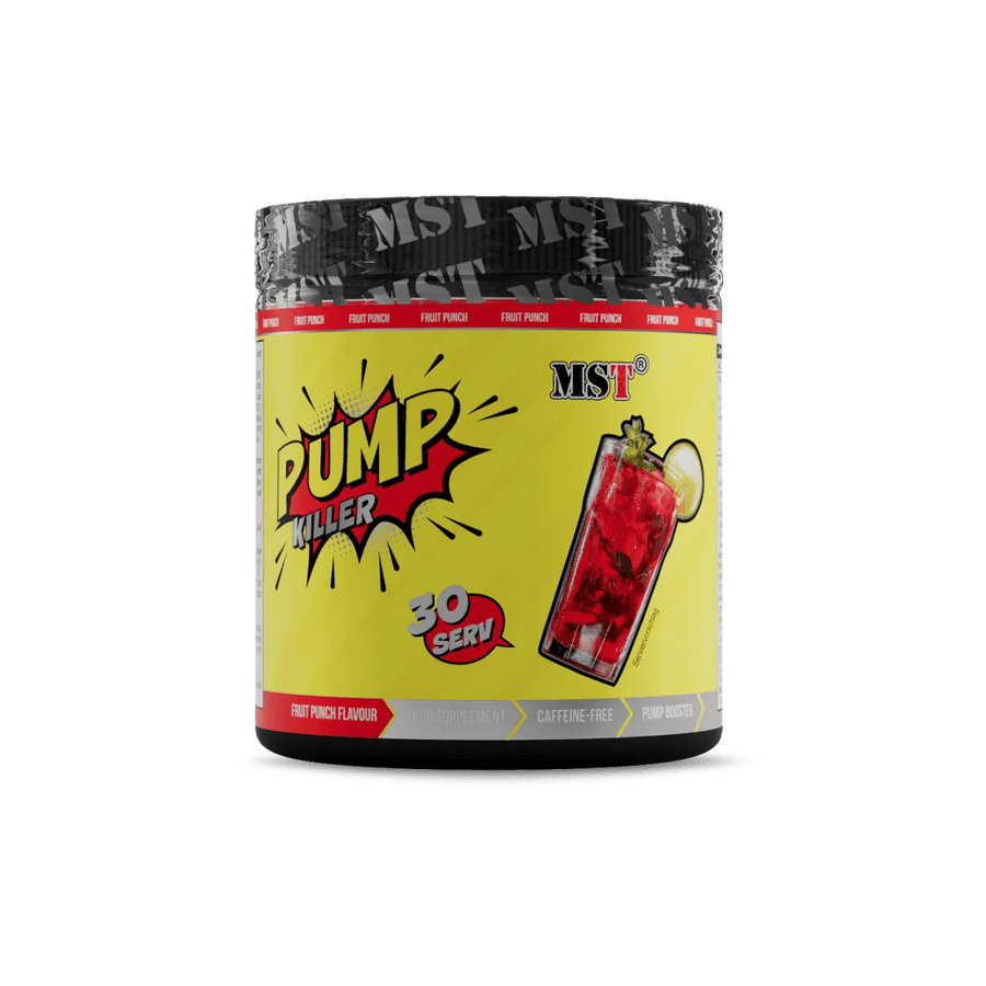 MST Pump Killer 330g Fruchtpunsch-Getränkepulver in Dose, Energydrink mit Fruchtgeschmack, ideal für Sport und Erholung
