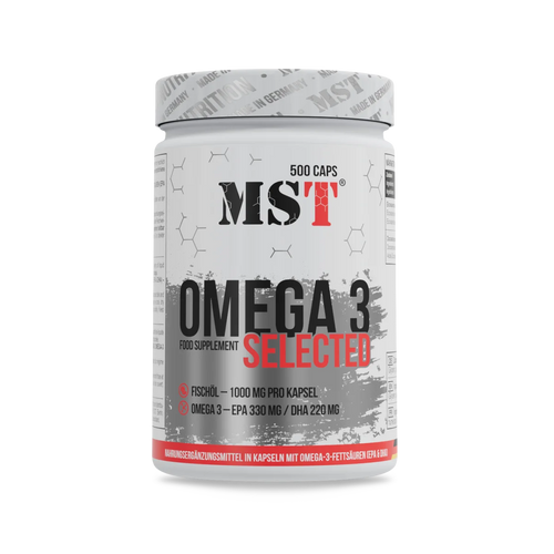 MST Omega 3 Selected – 500 Kapseln
