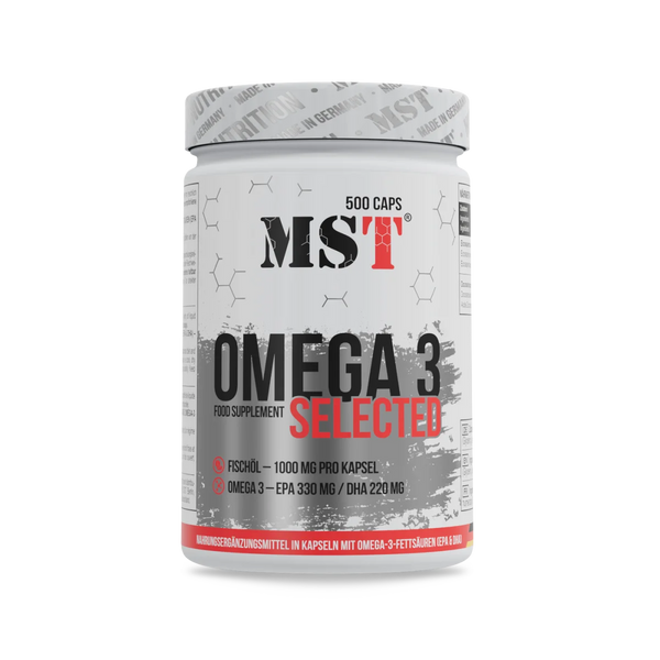 MST Omega 3 Selected – 500 Kapseln