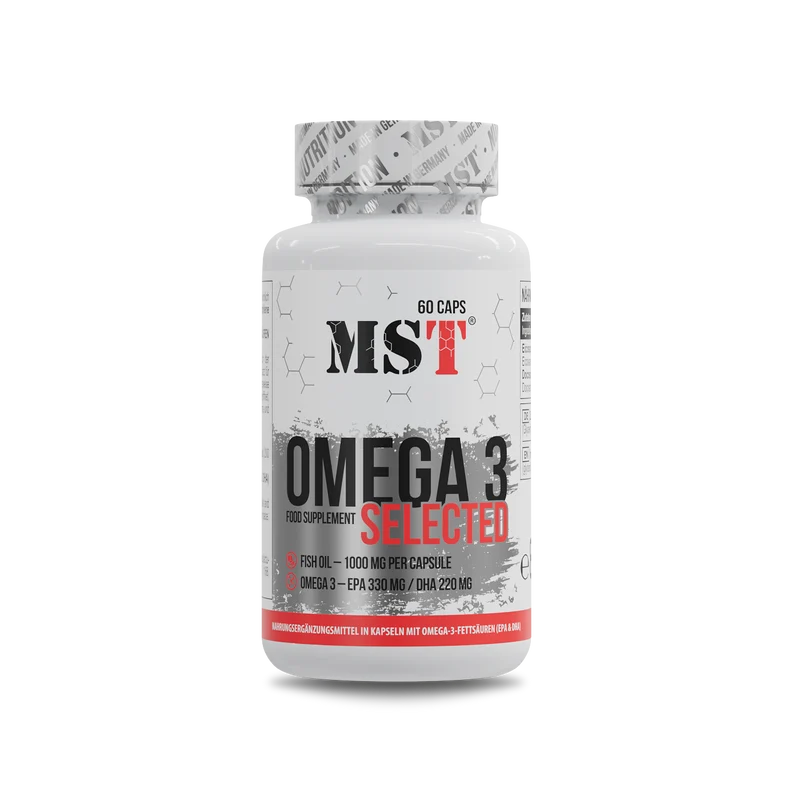 MST Omega 3 Selected 60 softgels MST