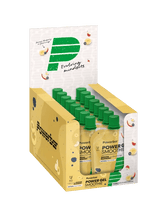 PowerBar Power Gel Smoothie 16er Box mit Bananen- und Blaubeergeschmack, ideal für Energie und Ausdauer.
