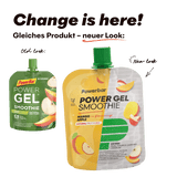 PowerBar Power Gel Smoothie 16er Box mit Bananen- und Heidelbeer-Geschmack, Energiegels für Sport und Ausdauer