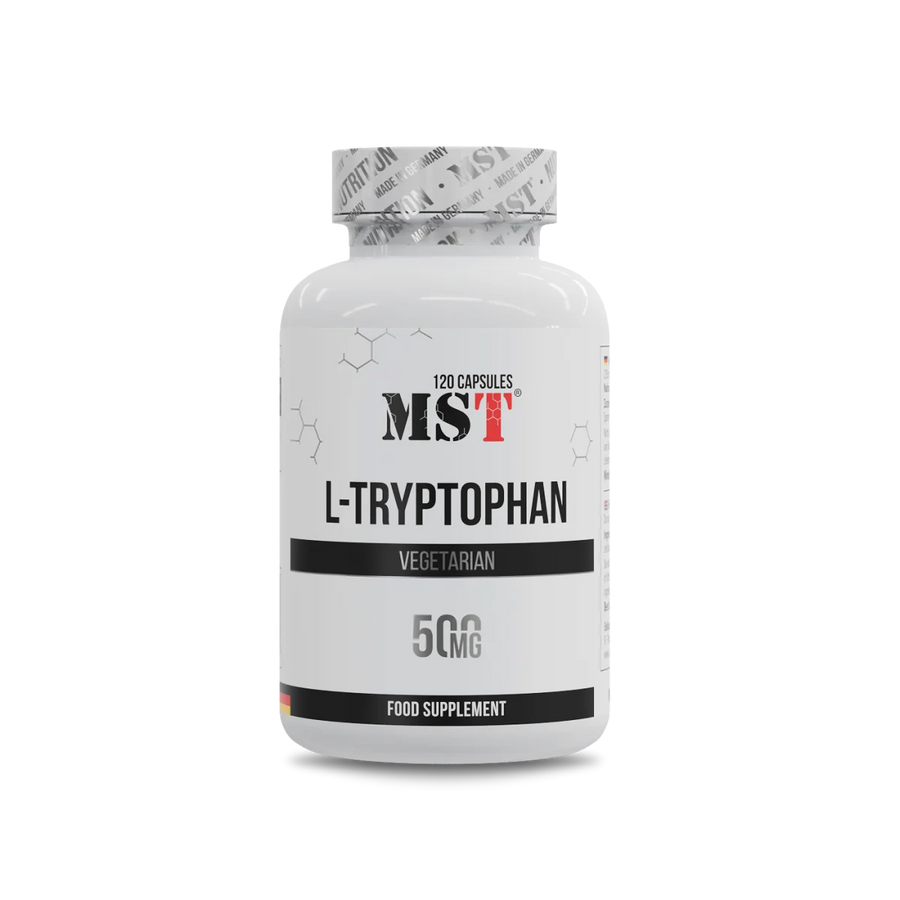 MST Nutrition L-Tryptophan 500 mg – 120 vegane Kapseln