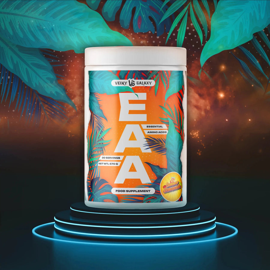 VEINY GALAXY EAA Aminosäurenpulver in 570g Dose, sportliches Supplement für Muskelwachstum und Regeneration