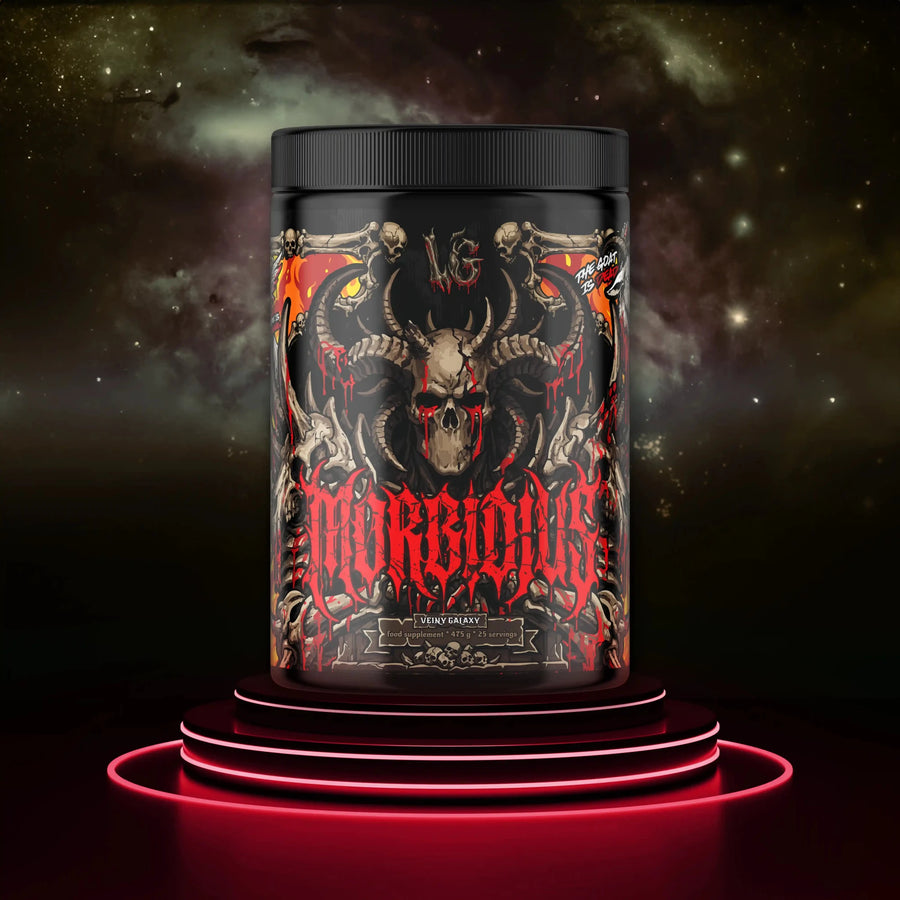 VEINY GALAXY Morbidius Pre-Workout Pulver, starke Energieverstärkung, 477 g, für intensives Training
