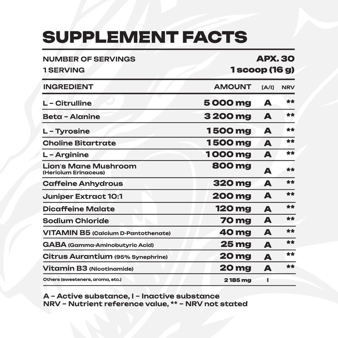 VEINY GALAXY Pre-Workout Booster Meth Rage in 450g mit Apfelpulp, Energie und Pump für das Training.