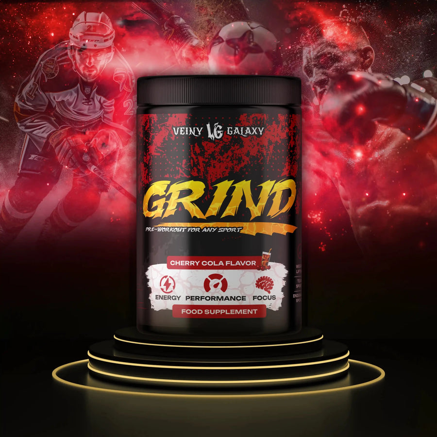 Veiny Galaxy Pre-Workout Grind in 600g, sportliches Pulver für Energie und Leistung beim Training, natürliche Inhaltsstoffe