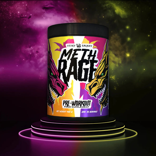 VEINY GALAXY Pre-workout Pump Meth Rage 450g Booster Apfelpulp
