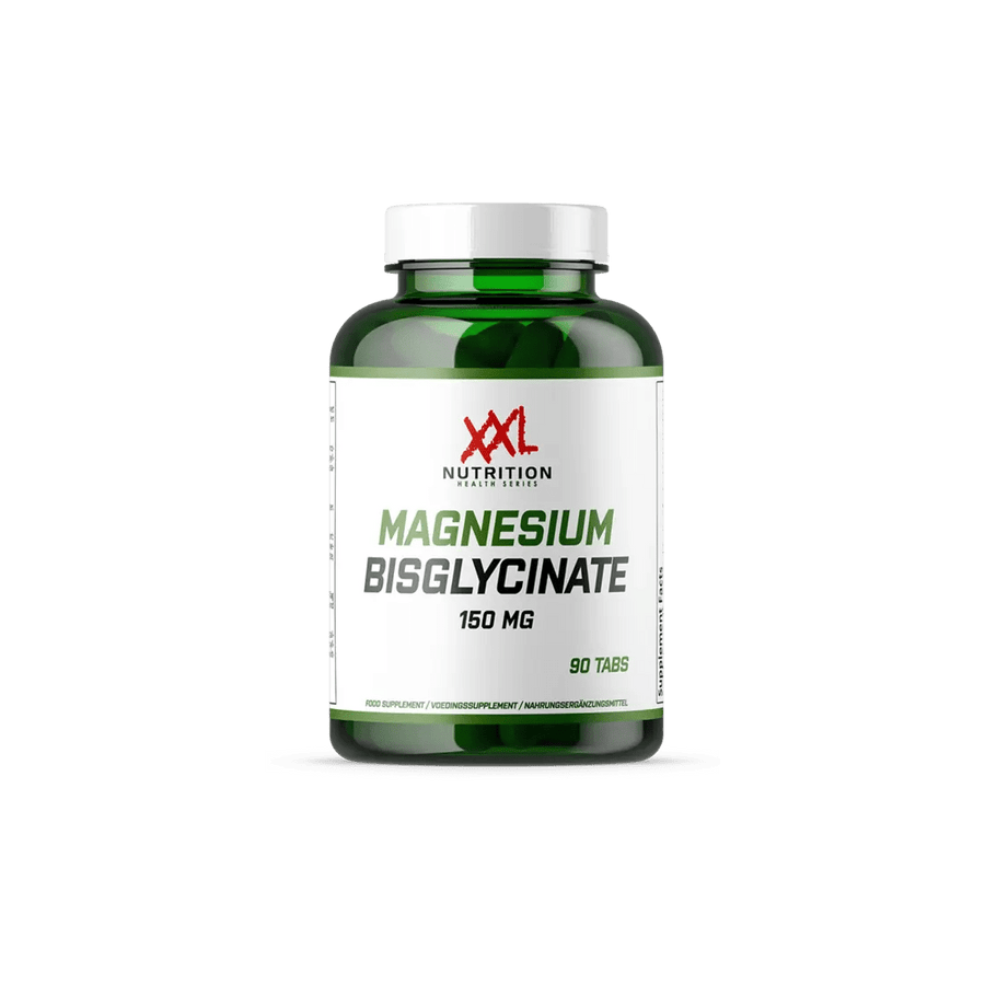 XXL Nutrition Magnesium Bisglycinat 150 mg, 90 Tabletten, für Schlaf und Erholung, natürliche Nahrungsergänzung.
