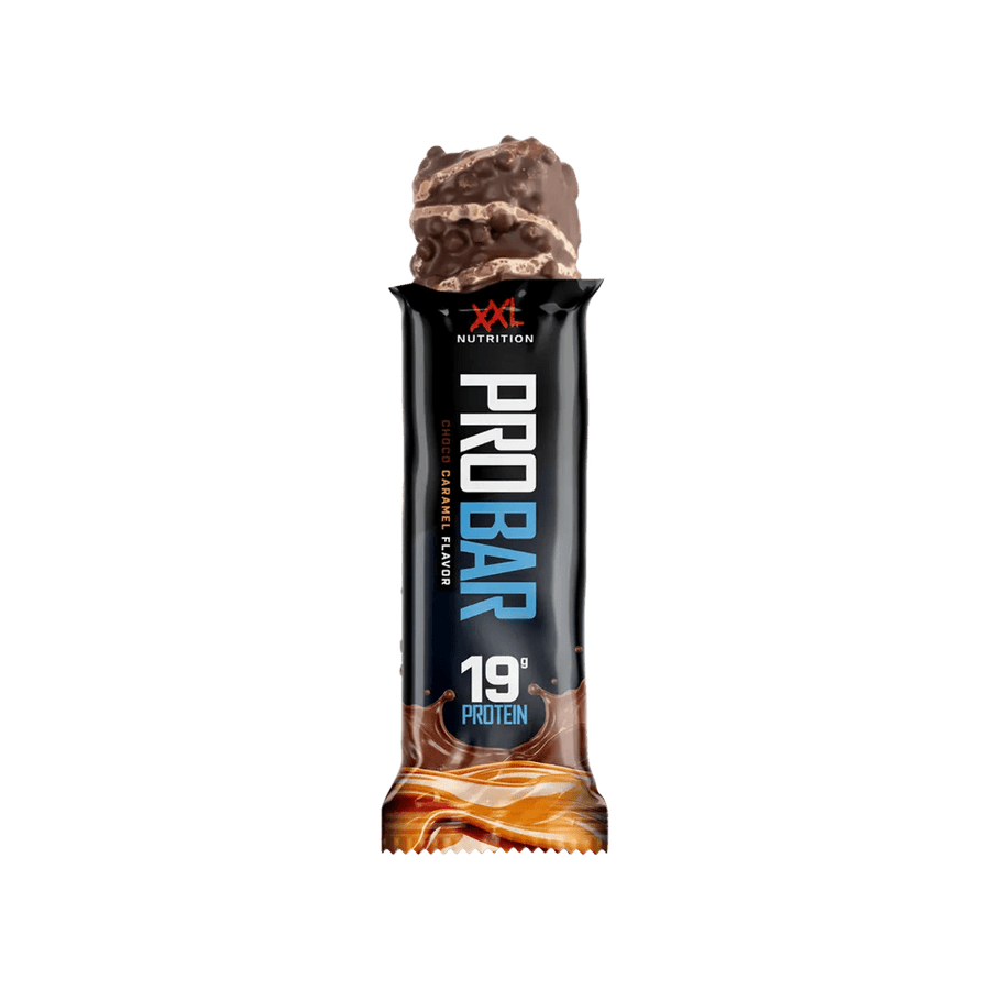 XXL Nutrition ProBar Riegel mit 19g Protein, 60g, kohlenhydratarm, leckerer Proteinriegel in Verpackung
