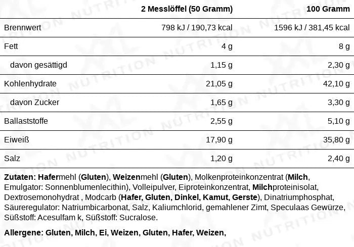 XXL Nutrition Protein Milkshake mit Vanillegeschmack, 1000g, in Original Pancake-Flavor, cremig und proteinreich.