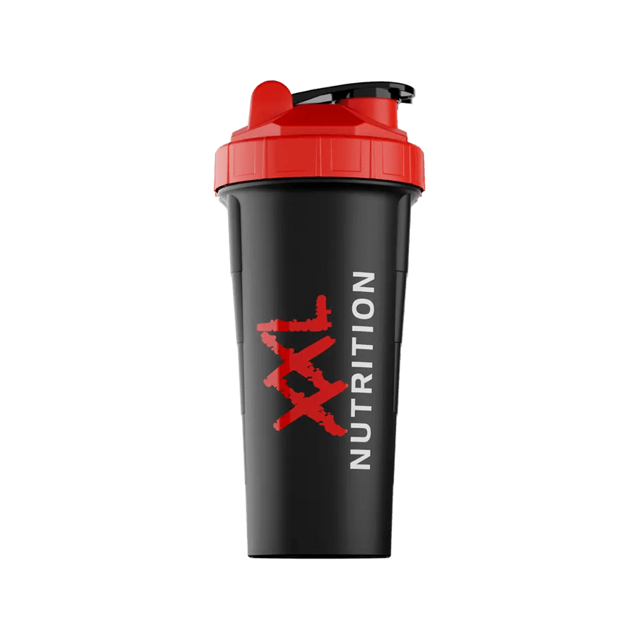 Großer XXL Nutrition Shaker aus robustem Kunststoff, ideal für Milchshakes und Proteingetränke, mit Schraubverschluss und Messskala
